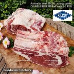 Beef rib PRIMERIB OP RIB Australia STEER (young cattle) KILCOY BLUE DIAMOND frozen WHOLE CUT 5 ribs +/- 6kg 30x25x10cm (price/kg) PRE ORDER